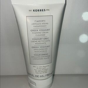 Korres Greek Yogurt Foaming Cream Cleanser